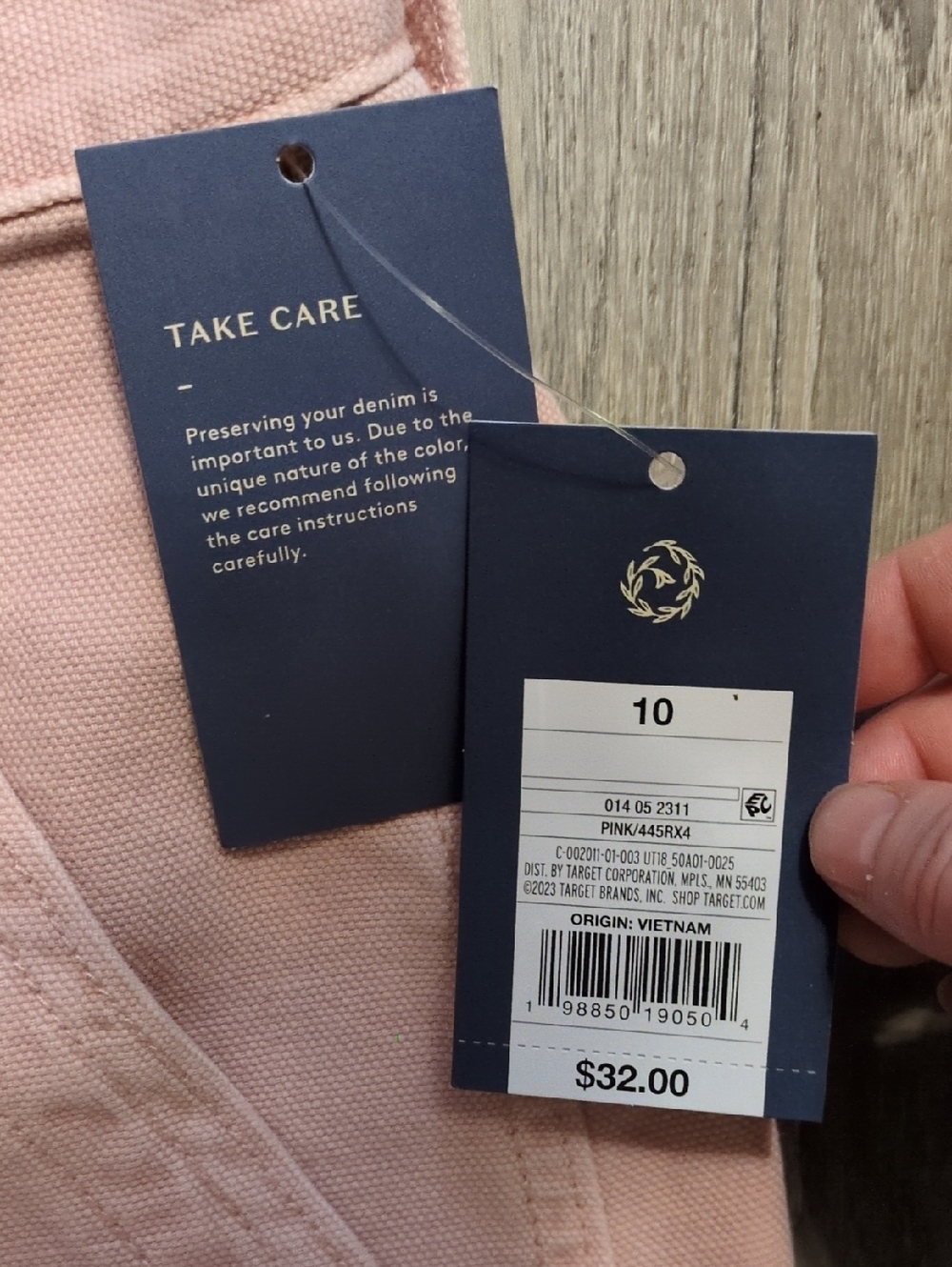 Universal Thread Pink High Rise Easy Barrel Leg Jeans Size 10 - Picture 4 of 11